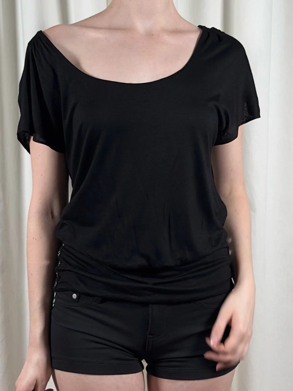 Slouchy Drapey Tee - Picture 3 of 8